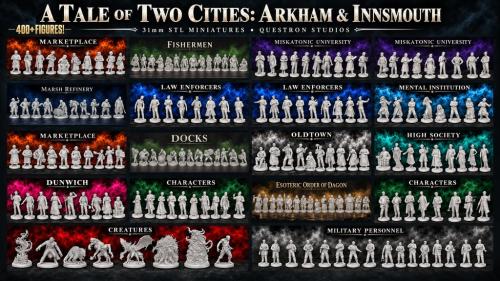A TALE OF TWO CITIES: ARKHAM & INNSMOUTH