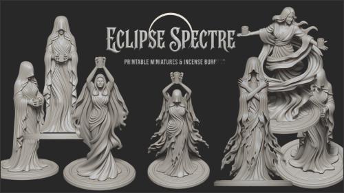ECLIPSE SPECTRE: Gothic Miniature & Stl Incense Burner