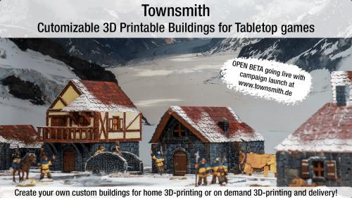 Townsmith - Customizable 3D Printable Fantasy Buildings