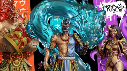 Inner Demon - 3D printable Oni Cursed Figures.