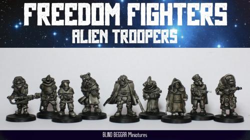 Freedom Fighters: Alien Troopers Combat Squad