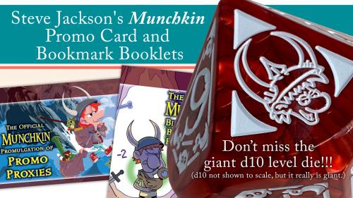 Steve Jackson s Munchkin Promo Card and Bookmark Booklets