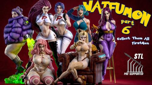 Waifumon Part 6 - Collect Them All - STL Files