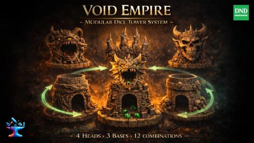 Void Empire – Modular Dice Tower System for D&D & Tabletop