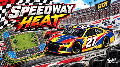 Speedway Heat: A Print-and-Play Stock Car Racing Game