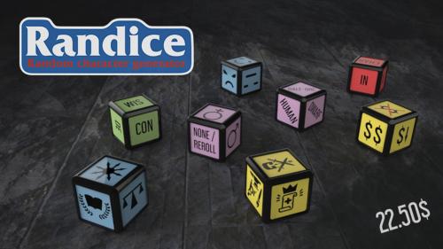 Randice: Dungeons And Dragons Character Generator Dice Set