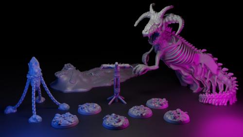 The Boneyards - A Miniature STL Set
