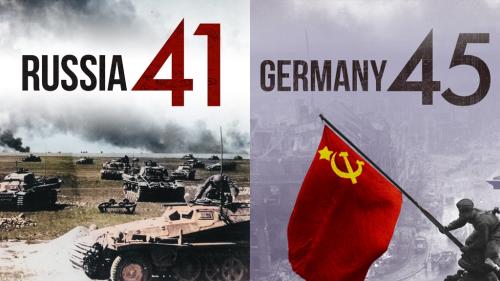 Russia  41 and Germany  45 + Bulge 1944 Reprint