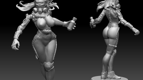 Cyra Lux - STL files for 3D printing - NSFW