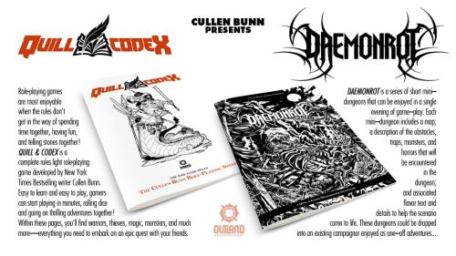 Cullen Bunn s Quill & Codex RPG + Daemonrot Dungeon!