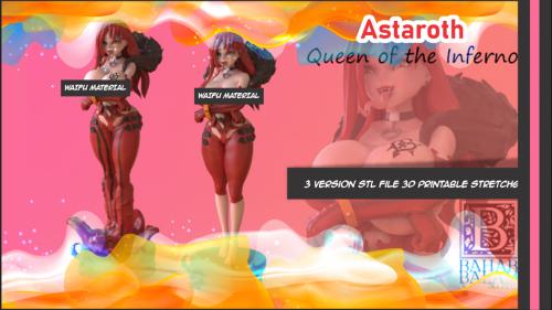 Astaroth waifu stl 3d printable file & More Sexy Waifus.