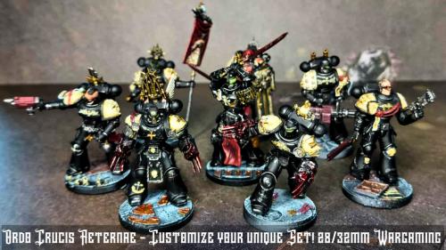 Grimdark Space Templars - 3D Printable STL Minis