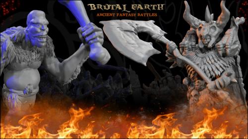 Brutal Earth - 3D Printable Wargame