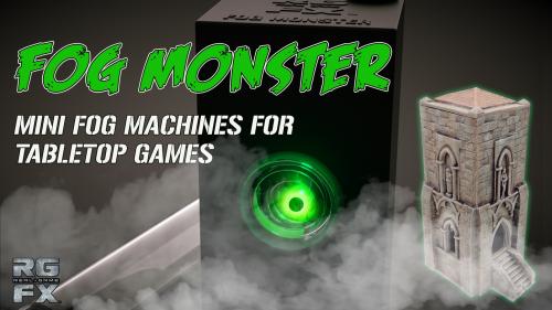 Fog Monster Mini Fog Machine For Tabletop Games & Special FX