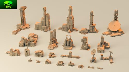 Maxim City: A 6mm Cityscape Project.