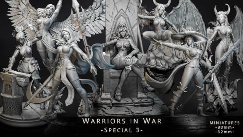 Warriors In War - Special 3 - 3D Print STL