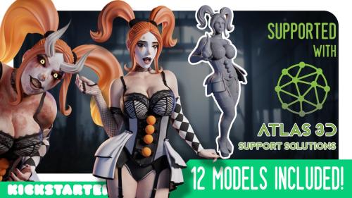 Mystical Courtesan : Pin-up STL Files