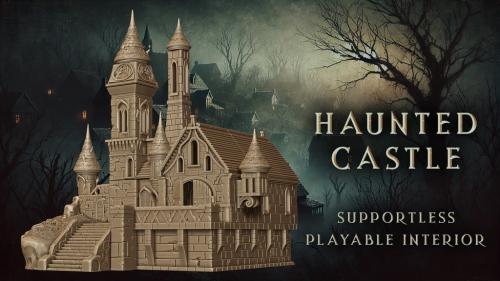 Haunted Castle - 3D Printable STL Building