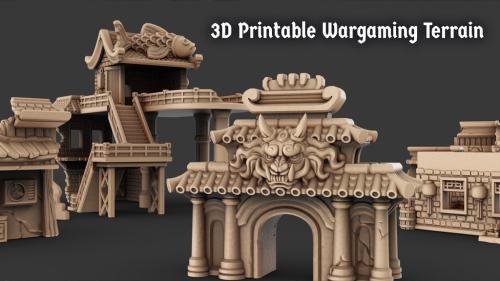 3D Printable Terrain for Wargames Vol.2