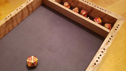 Custom dice trays by Attercop