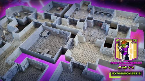 INSTADUNGEON™ Sci Fi Expansion Set 2 - 3D printed terrain