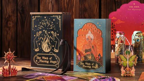 Her Witch of Flaming Magic Tarot