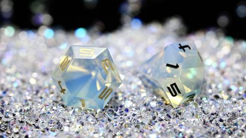 Athena s Tears: Diamond-Shaped RPG Dice