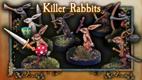 Killer Rabbits: Medieval manuscript art made into miniature