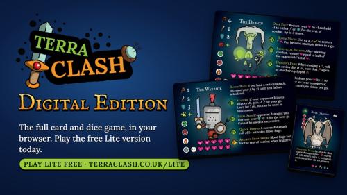 TerraClash™ Digital: The Card and Dice RPG, in Your Browser