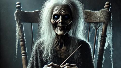Old Crone. A reimagined horror themed variant of Old Maid.
