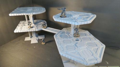 OpenLOCK Industrial Platforms, 28mm Tabletop Game Terrain
