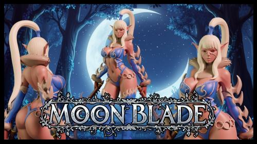⚔️ MOONBLADE ⚔️ – 3D Printable STL Figure
