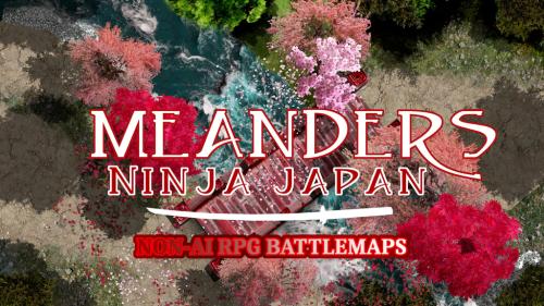 Meanders Digital RPG Maps: Ninja Japan