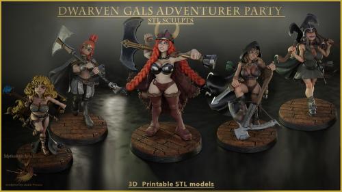 Dwarven Gal s Adventurers Party