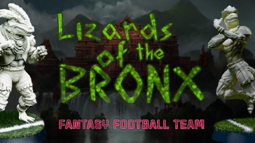 Lizards of The Bronx: Fantasy Football Team (Canceled)