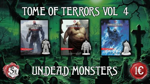 DnD 5e Tome of Terrors Vol 4: Undead Monsters!