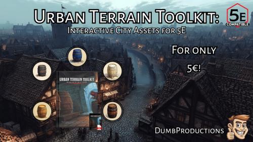 ( 8 Days) Urban Terrain Toolkit: Interactive City for 5E