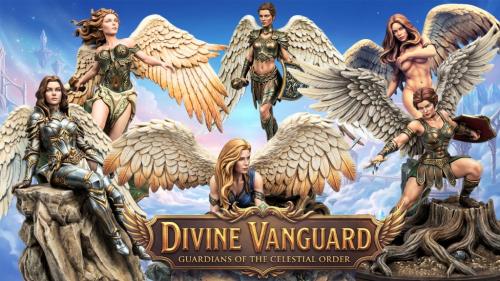 Divine Pin-up: Celestial 3D Printable Miniatures - STL Files