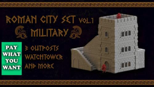Roman City Set vol. 1 - STL