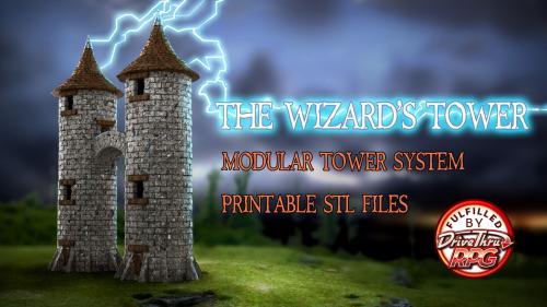 The Wizard s Tower - 3D printable Modular Tower System