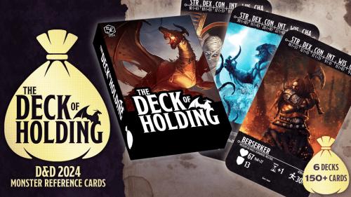 The Deck of Holding: DnD 5e Monster Reference Cards