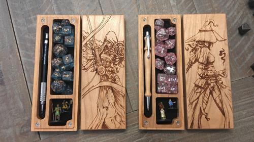 Custom Engraved Traveler s Dice Vaults