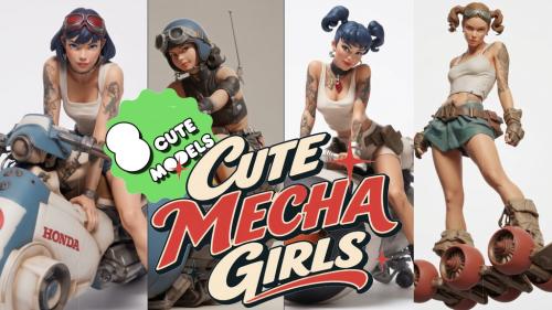 CUTE MECHA GIRLS