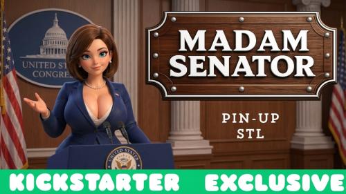 MADAM SENATOR, PIN-UP STL 3D MODEL.