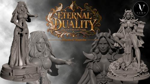 Eternal Duality Series - Fantasy Female STL
