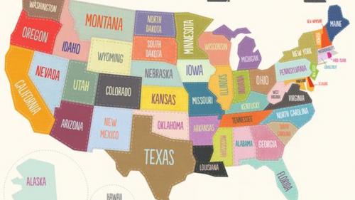 American US States Board Game
