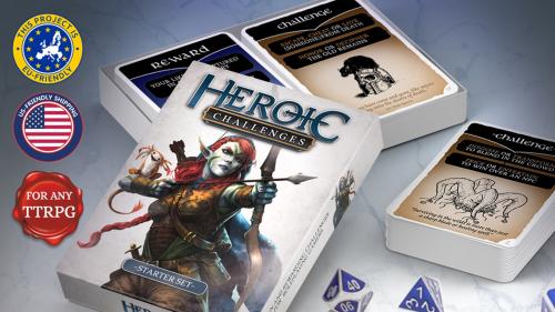 Heroic Challenges - Roleplaying Cards for Players and GMs