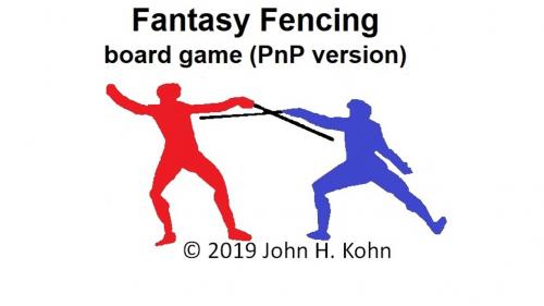 Fantasy Fencing board game (PnP version)