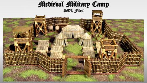 Medieval Military Camp - STL Files