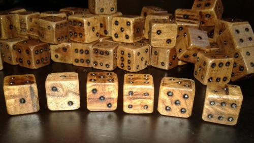 Handmade Artisan Hardwood Dice Sets